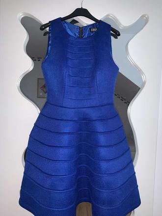 Spoločenské neoprénové šaty emo 36/38, 36