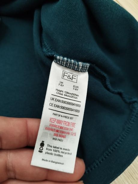 Pyžamové tričko, f&f,128