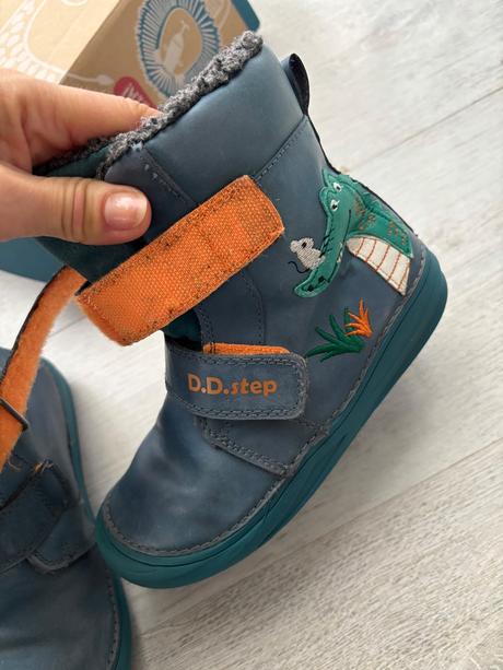 D.d.step kožené čižmy - chlapec veľ.30, d.d.step,30