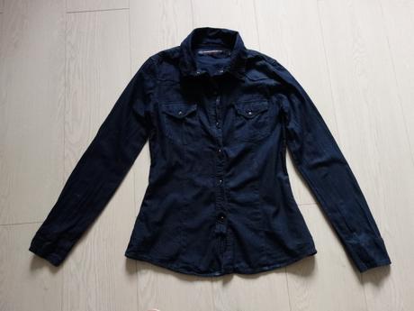 Dámska riflová košela zara, zara,s