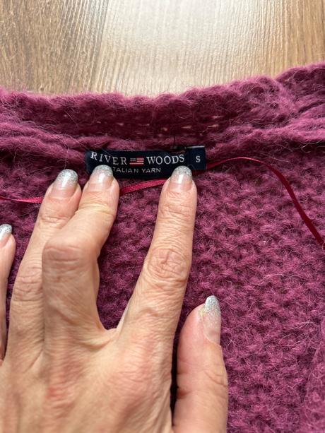 Kvalitný sveter s-m s alpakou pc 100 eur, river island,s