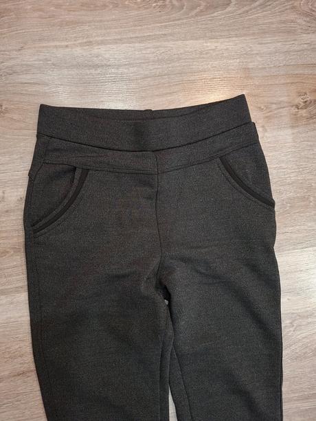 Tmavosede zateplene jegginsy, xl