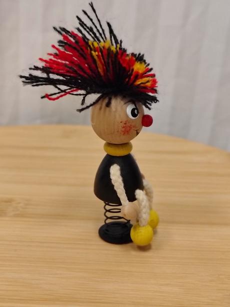 Zberateľský pérák germany punk na pružine, 9,5 cm,