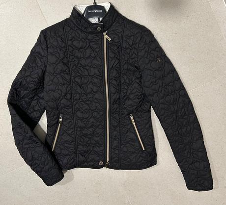 Armani bunda m čierna srdiečka, armani,m