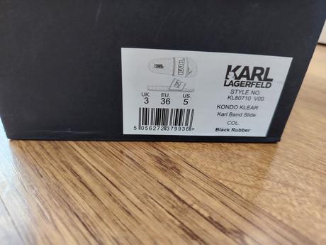 Šľapky kl, karl lagerfeld,36