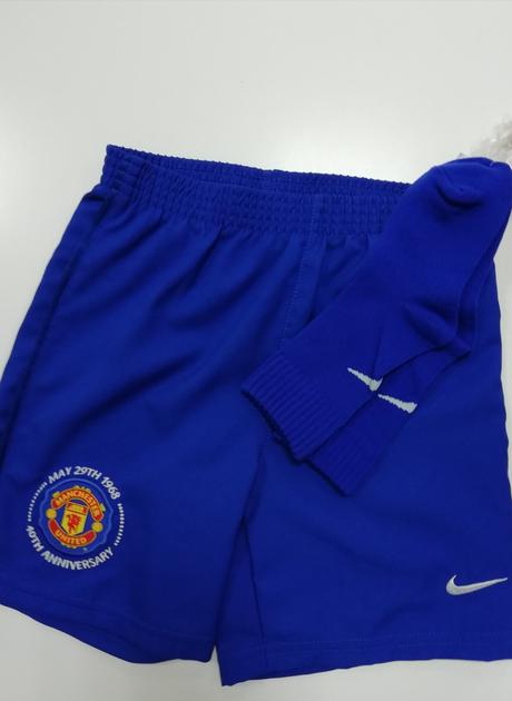 Futbalové kraťasy s ponožkami manchester united, nike,92