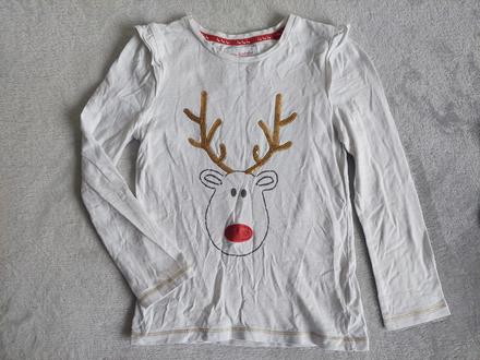 Vianočné tričko mothercare veľ.116, 116