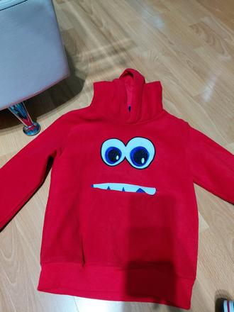 Mikina -tvar cervena, kiki&koko,122