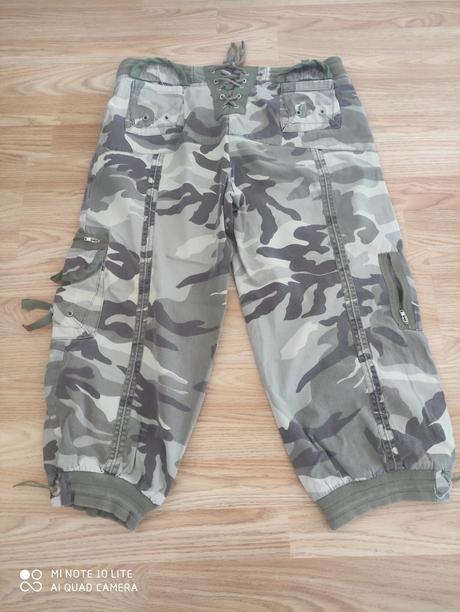 Trojštvrťové maskačové nohavice, 40