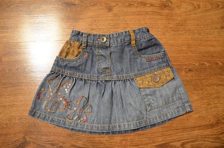 Rifľová suknička1,5/2 r bavlnená, next,86