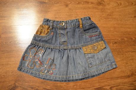 Rifľová suknička1,5/2 r bavlnená, next,86