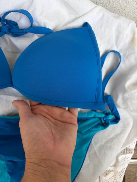 Calzedonia bikiny plavky l krasna modra dvojdielne, calzedonia,l