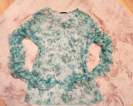 Zara priesvitné tričko, zara,s