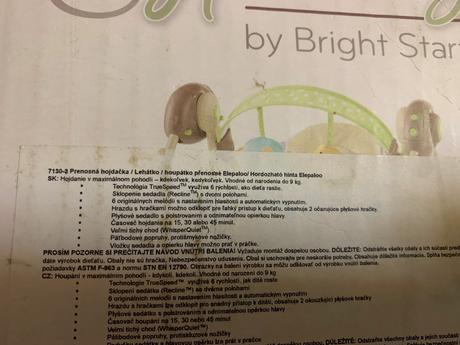 Hojdacka/lehatko comfort harmony zn. bright stars,