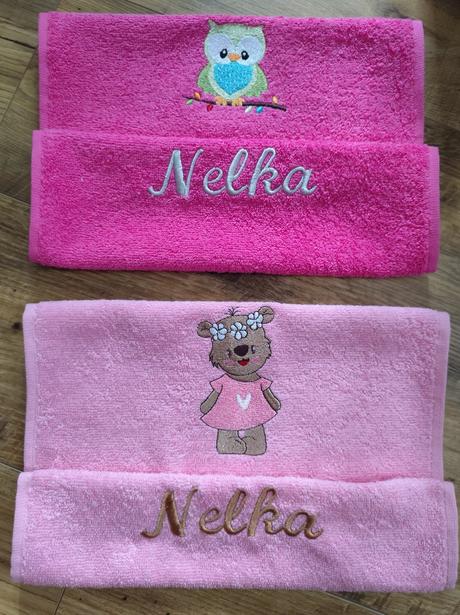 Vyšívané uteráčiky s menom, 