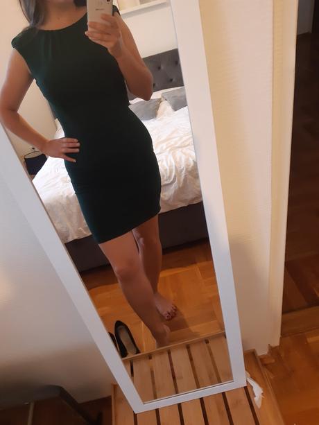 Saty smaragdovo zelene, h&m,xs