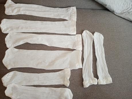 2x podkolienky 2x ponozky, 128