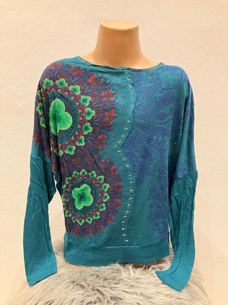 Dievčenské vzorované tričko desigual (122-128), desigual,122 / 128