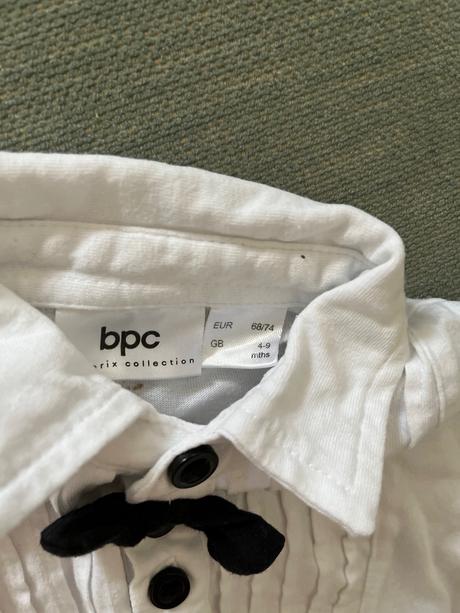 Elegantne bodiky s motýlikom, bonprix,68