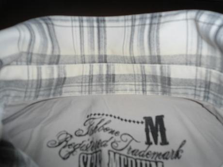 Bielo - siva chlapcenska kosela, fishbone,m