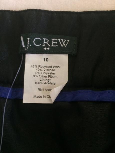J.crew vlnená sukňa vel.38/m, 38 / 40 / m