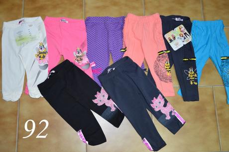 Detské trištvrťové legínky, <50 - 134