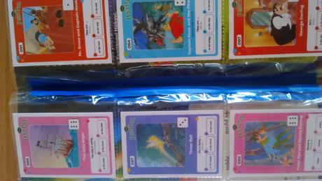 Kniha s disney kartičkami tesco s angl.,