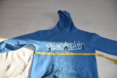 Mikina, blue base,140