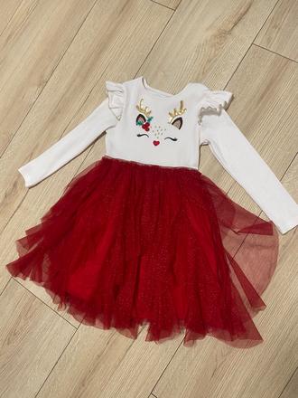 Krasne vianocne saty zn. primark, primark,122