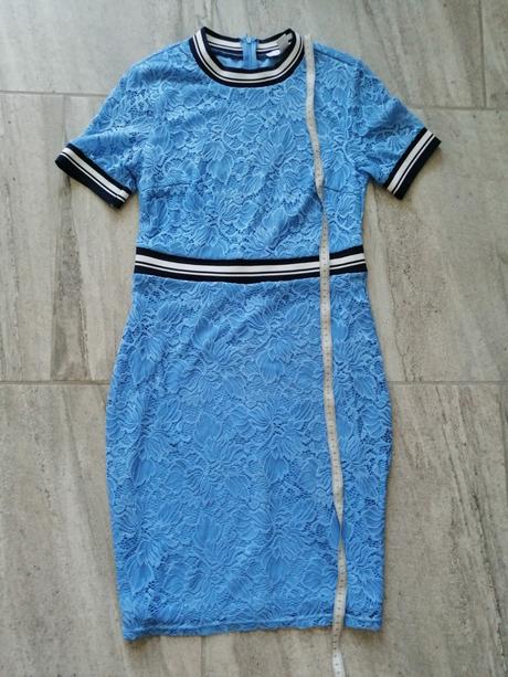 Čipkované šaty amisu,v36-38, amisu,36