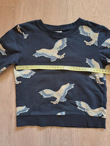 Mikina lindex o8 /104 vtaky / pavy, lindex,98