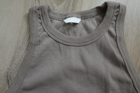 Vrúbkované tričko h&m, h&m,l