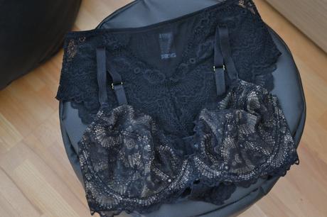 Čierny čipkovaný set 75g/38, 75g