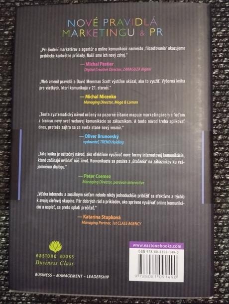 Nove pravidla marketingu a pr, 
