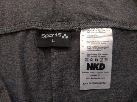 3/4 dievčenské tepláky, nkd,l