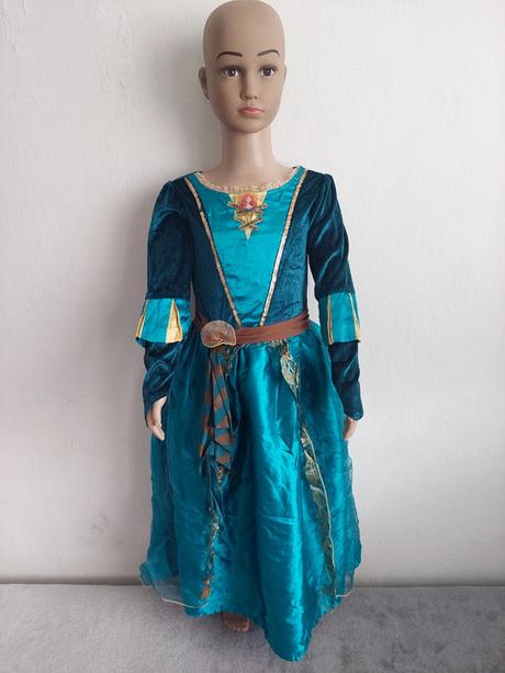 Princezná merida karnevalové šaty veľ.110-116,