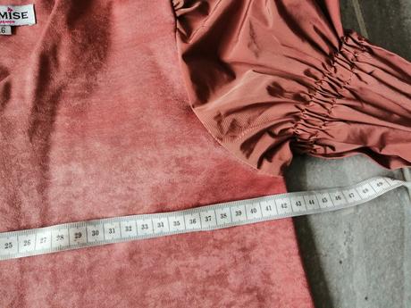 Tehlovooranžové šaty chemise, v42, 42