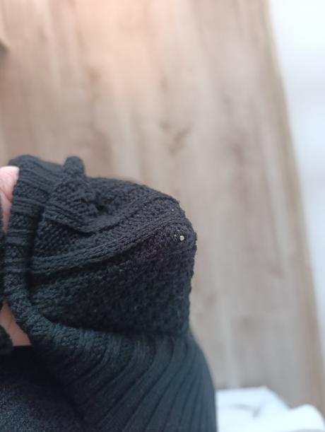 Pletené šaty s perličkami, gate,m