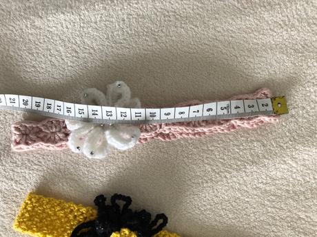 Háćkované čelenky 6 mesiacov- 2 roky,