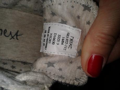 Štýlové trblietavé tenisky veľ. 9, next,27