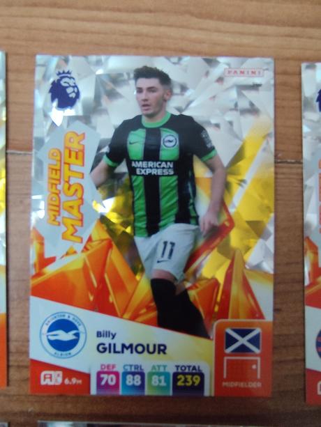 Futbalové kartičky premier league 2025 stredopolia,