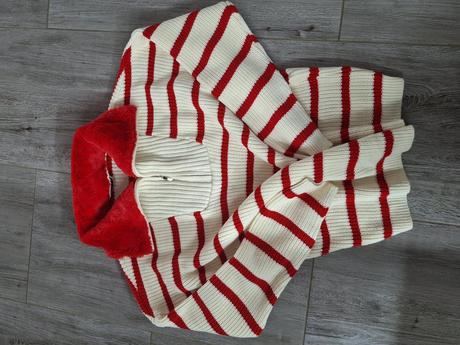 Dámsky pasikavy sveter, h&m