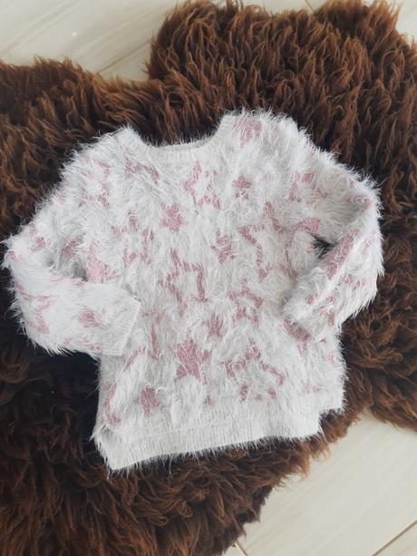 Detský huňatý svetrík 98/104 h&m, h&m,104