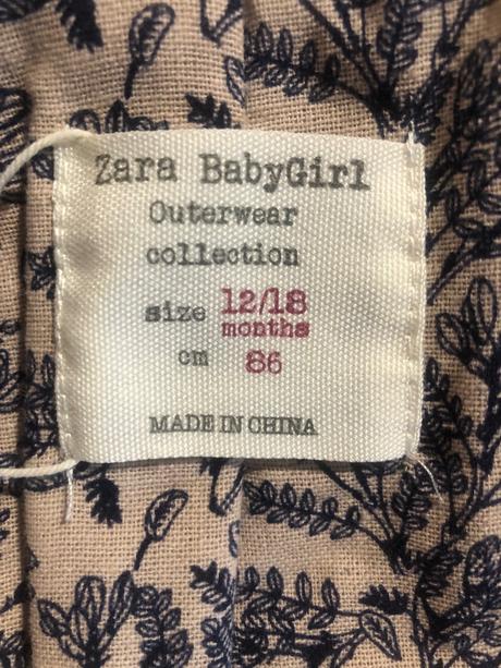 Detský kožúštek zara, zara,86