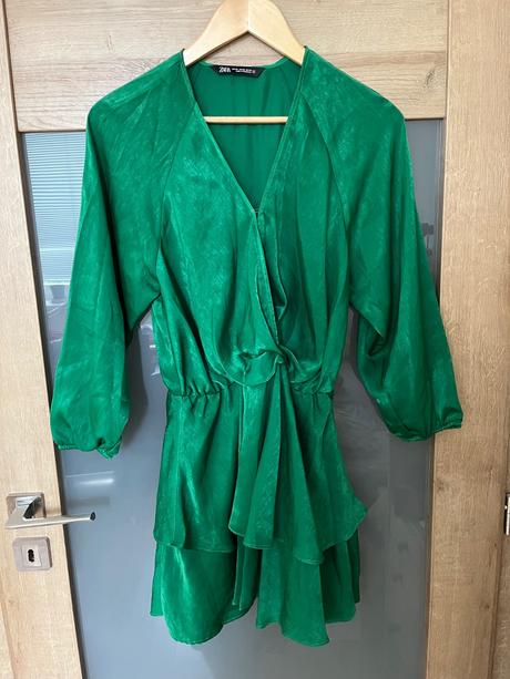 Zelené šaty zara, zara,xs