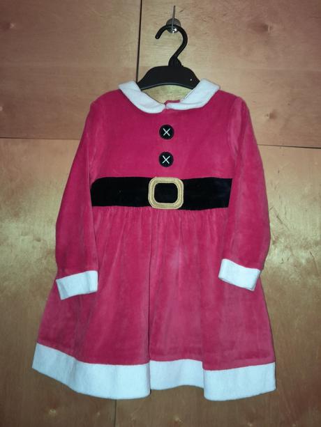 Vianočné šaty veľkosť 86 12-18m, f&f,86