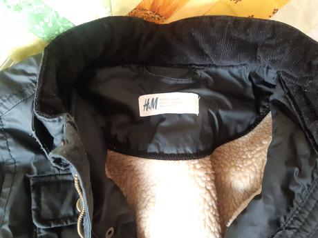 Zimna bunda, h&m,110