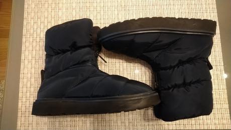 Tmavomodré dievčenské čižmy zn.zara, zara,33
