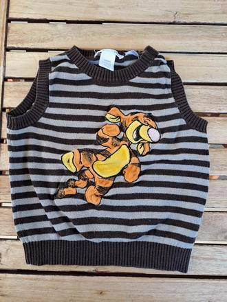 Vesta s motívom rozprávky macko pú značka h&m, h&m,80