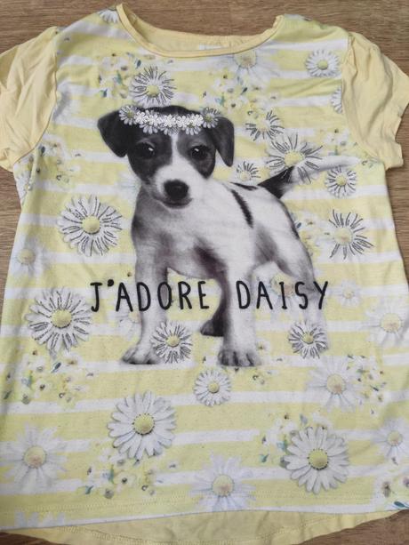 Tričko so psíkom,veľ .110/116,vek 6-7r., f&f,110